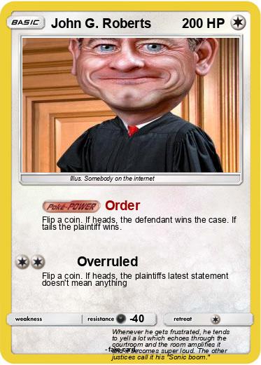 Pokemon John G. Roberts