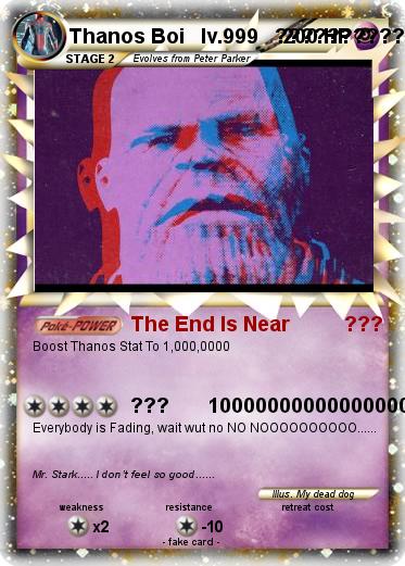 Pokemon Thanos Boi   lv.999   ????????????