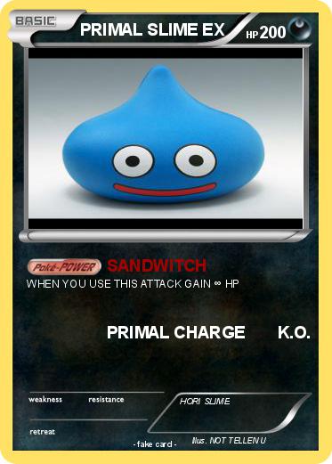 Pokemon PRIMAL SLIME EX