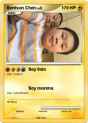 Pokemon Bentson Chen