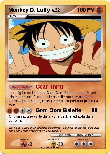 Pokemon Monkey D. Luffy