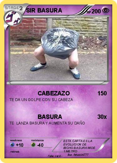 Pokemon SIR BASURA