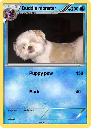 Pokemon Duddle monster