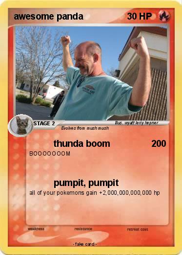 Pokemon awesome panda