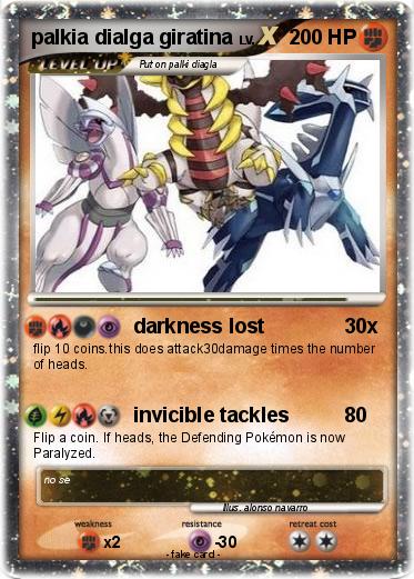 Pokemon palkia dialga giratina
