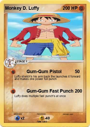 Pokemon Monkey D. Luffy
