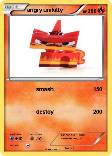 Pokemon angry unikitty