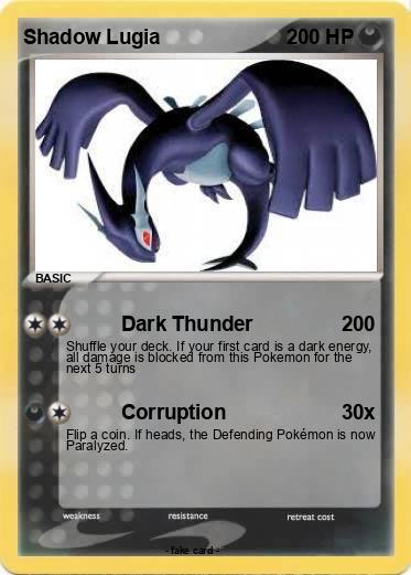 Pokemon Shadow Lugia