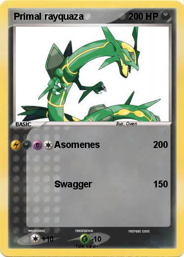 Pokemon Primal rayquaza