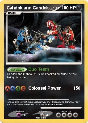 Pokemon Cahdok and Gahdok