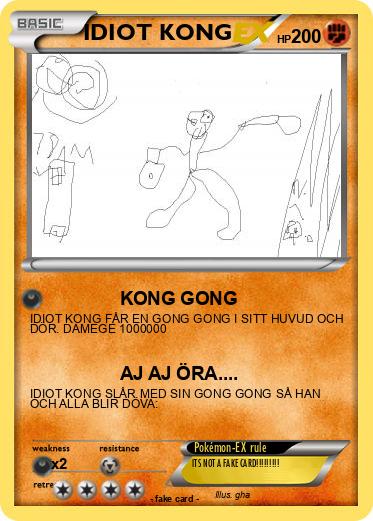 Pokemon IDIOT KONG