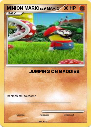 Pokemon MINION MARIO