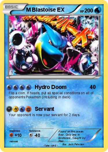 Pokemon M Blastoise EX