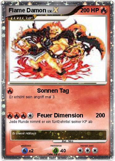 Pokemon Flame Damon