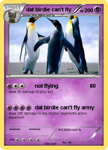 Pokemon dat birdie can't fly