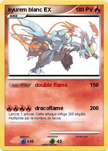 Pokemon kyurem blanc EX