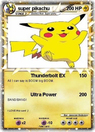 Pokemon super pikachu