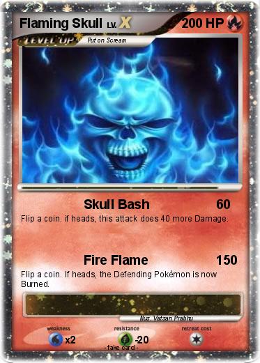 Pokemon Flaming Skull