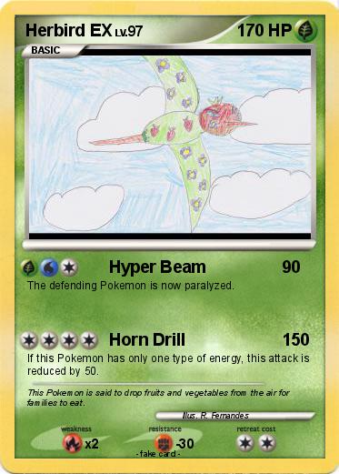Pokemon Herbird EX