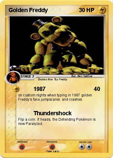 Pokemon Golden Freddy