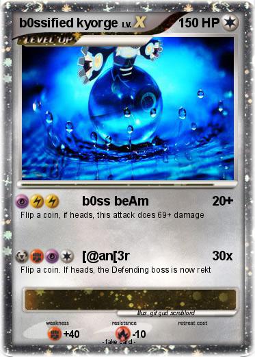 Pokemon b0ssified kyorge