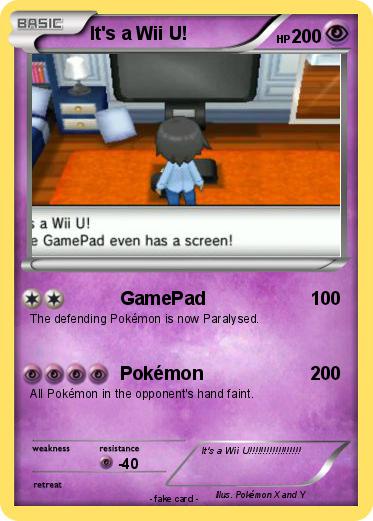 Pokemon It's a Wii U!