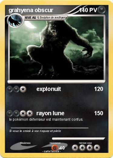 Pokemon grahyena obscur