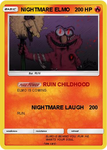 Pokemon NIGHTMARE ELMO