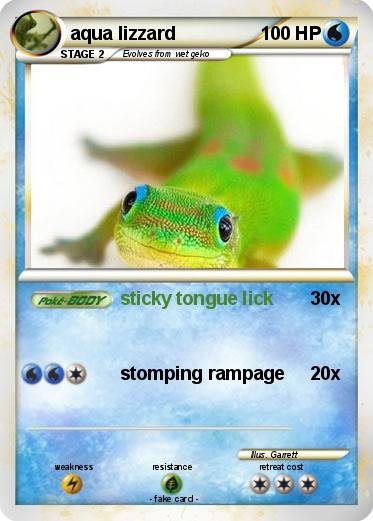 Pokemon aqua lizzard