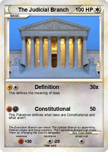 Pokemon The Judicial Branch