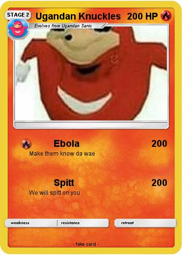 Pokemon Ugandan Knuckles