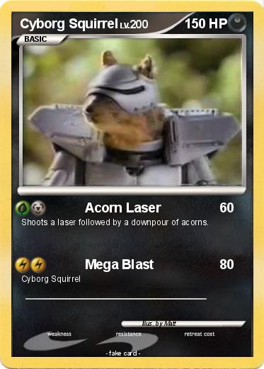 Pokemon Cyborg Squirrel