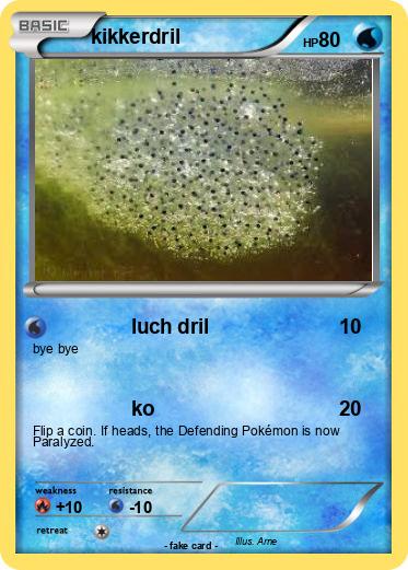 Pokemon kikkerdril