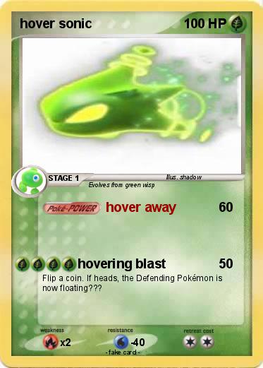 Pokemon hover sonic