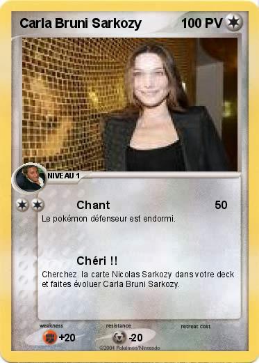 Pokemon Carla Bruni Sarkozy