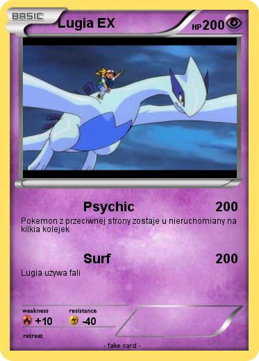 Pokemon Lugia EX