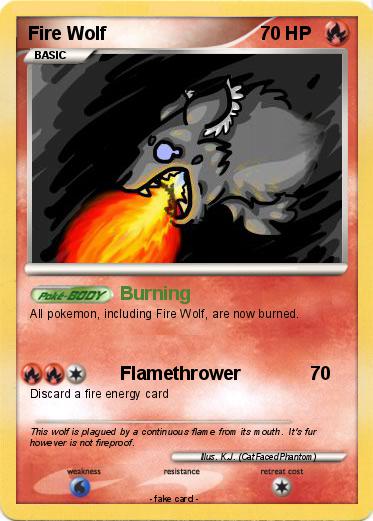 Pokemon Fire Wolf