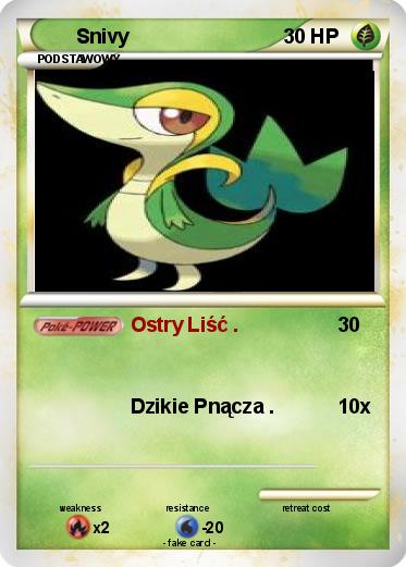 Pokemon Snivy