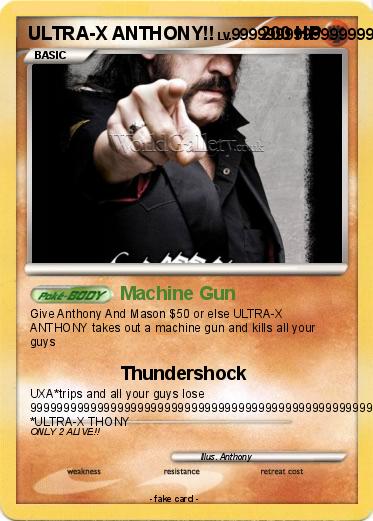 Pokemon ULTRA-X ANTHONY!!