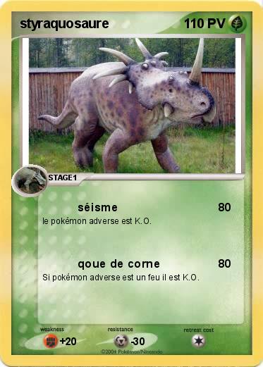 Pokemon styraquosaure