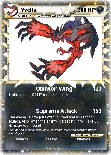 Pokemon Yveltal