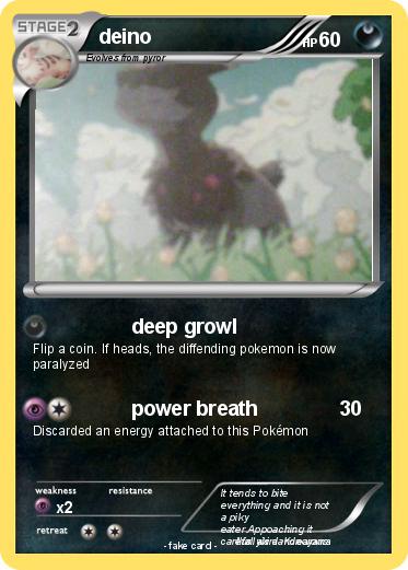 Pokemon deino