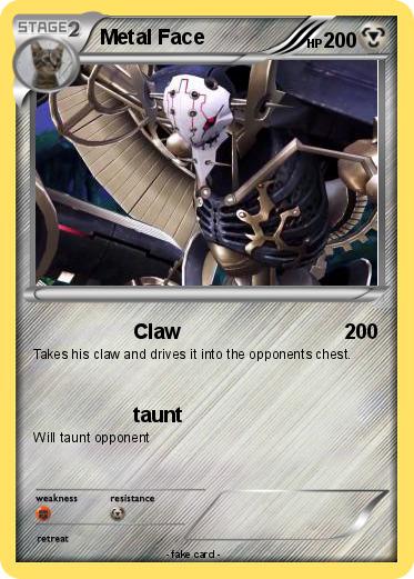Pokemon Metal Face