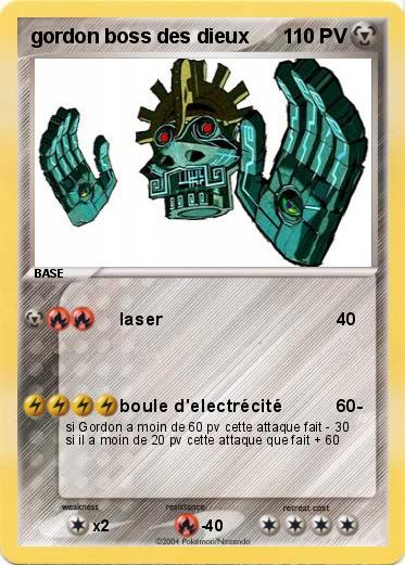 Pokemon gordon boss des dieux