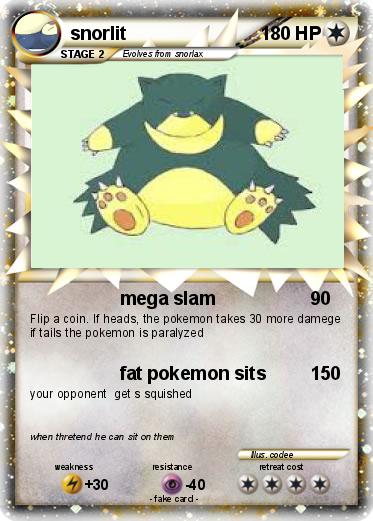 Pokemon snorlit