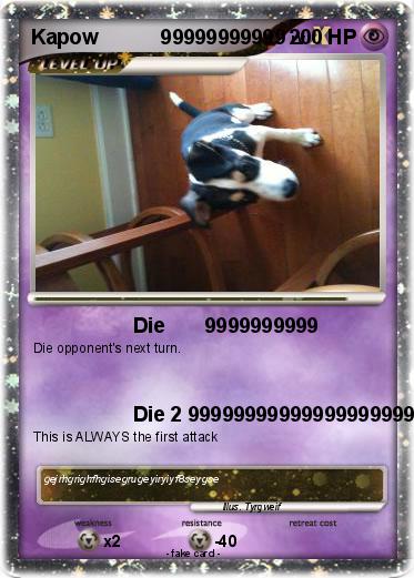 Pokemon Kapow           99999999999