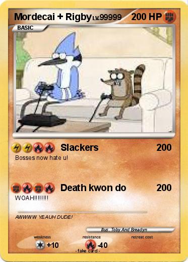 Pokemon Mordecai + Rigby