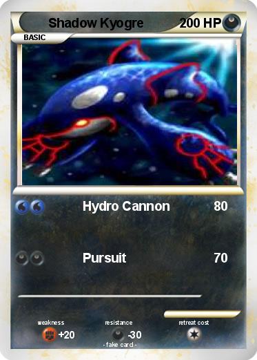 Pokemon Shadow Kyogre