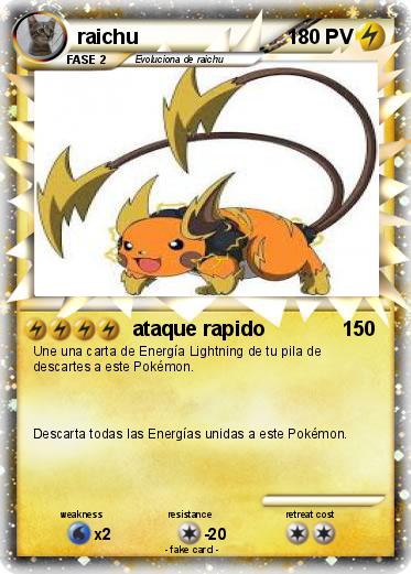 Pokemon raichu