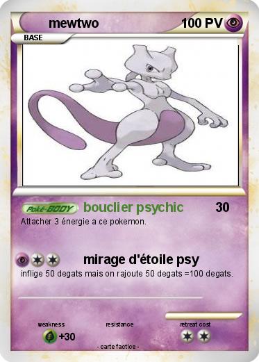 Pokemon mewtwo